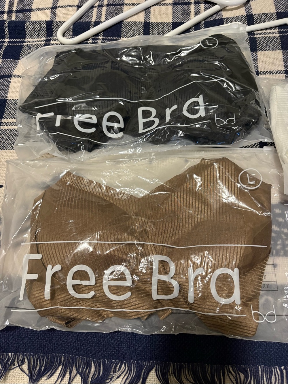 Seamless Bra Pack - Black white & Brown